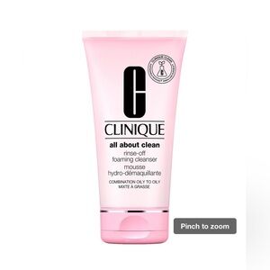 Clinique All About Clean Rinse-Off Foaming Cleanser - Soft Pink